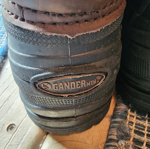 Gander Mountain Men's Leather Duck Boots w/ Separate Thinsulate Bootie, Size 10 - Picture 5 of 9